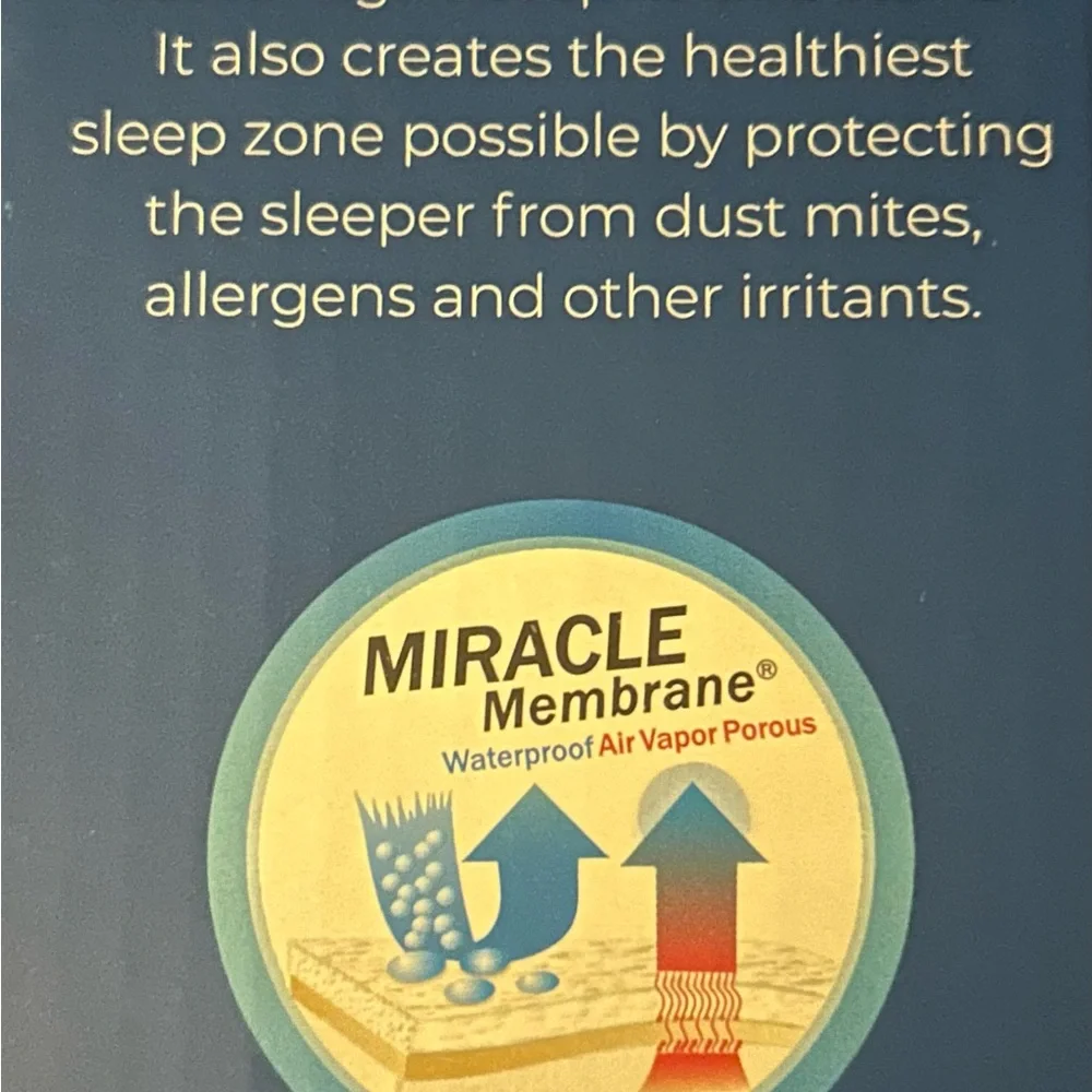Original Mattress Factory Protect-A-Bed Tranquil Mattess Protector-Cal King Size